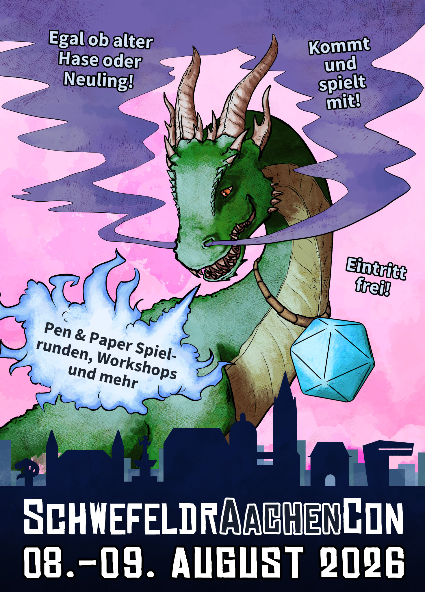 Flyer zur SchwefeldraachenCon 2026